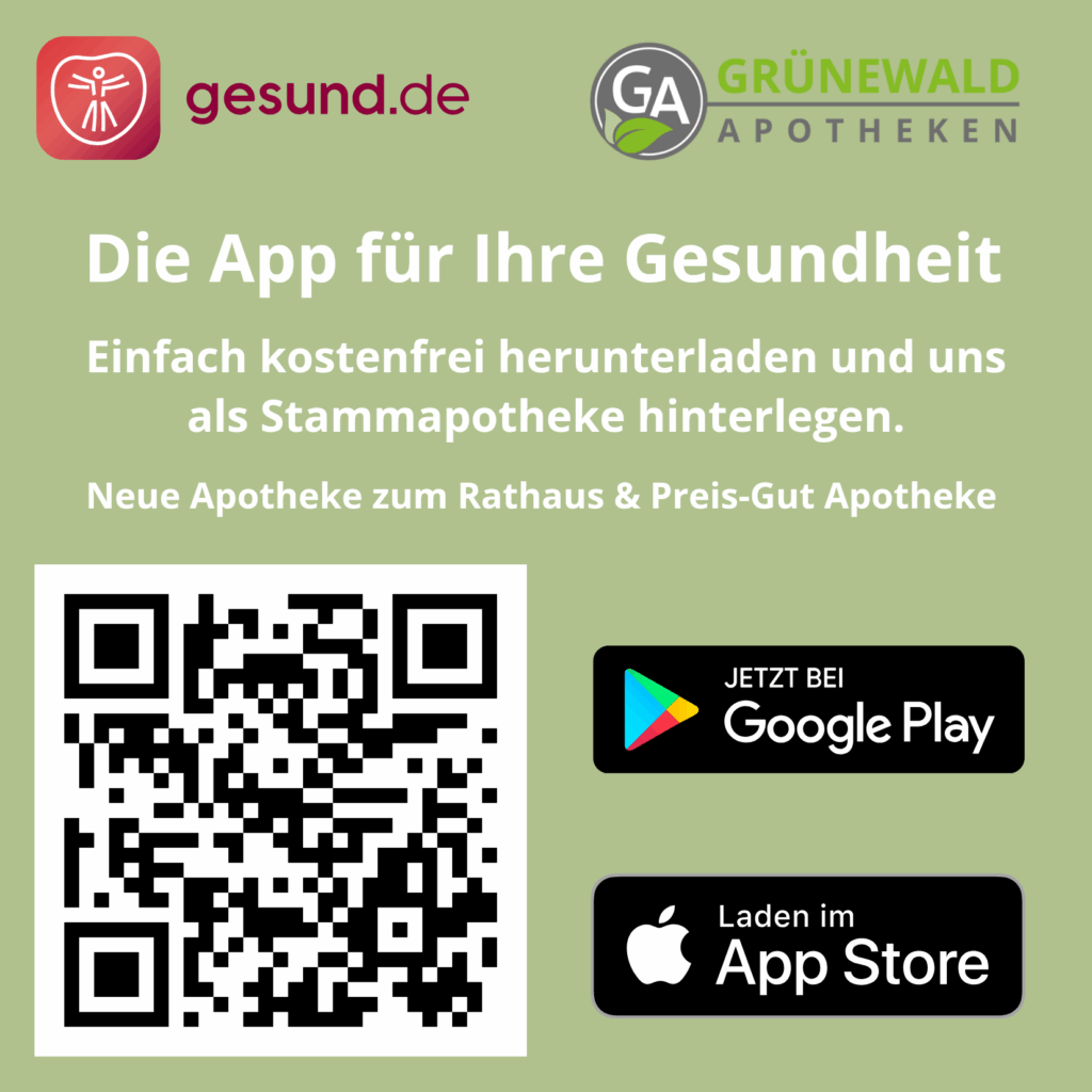 Gesund.de App mit QR-Code
