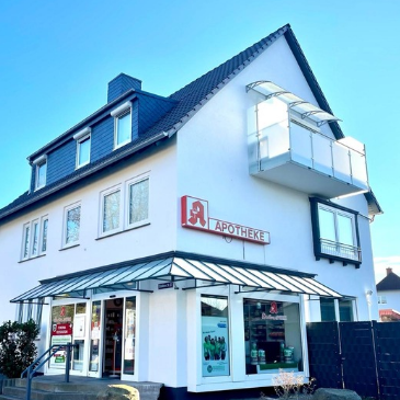 Außenfassade der Dorotheen Apotheke in Kassel